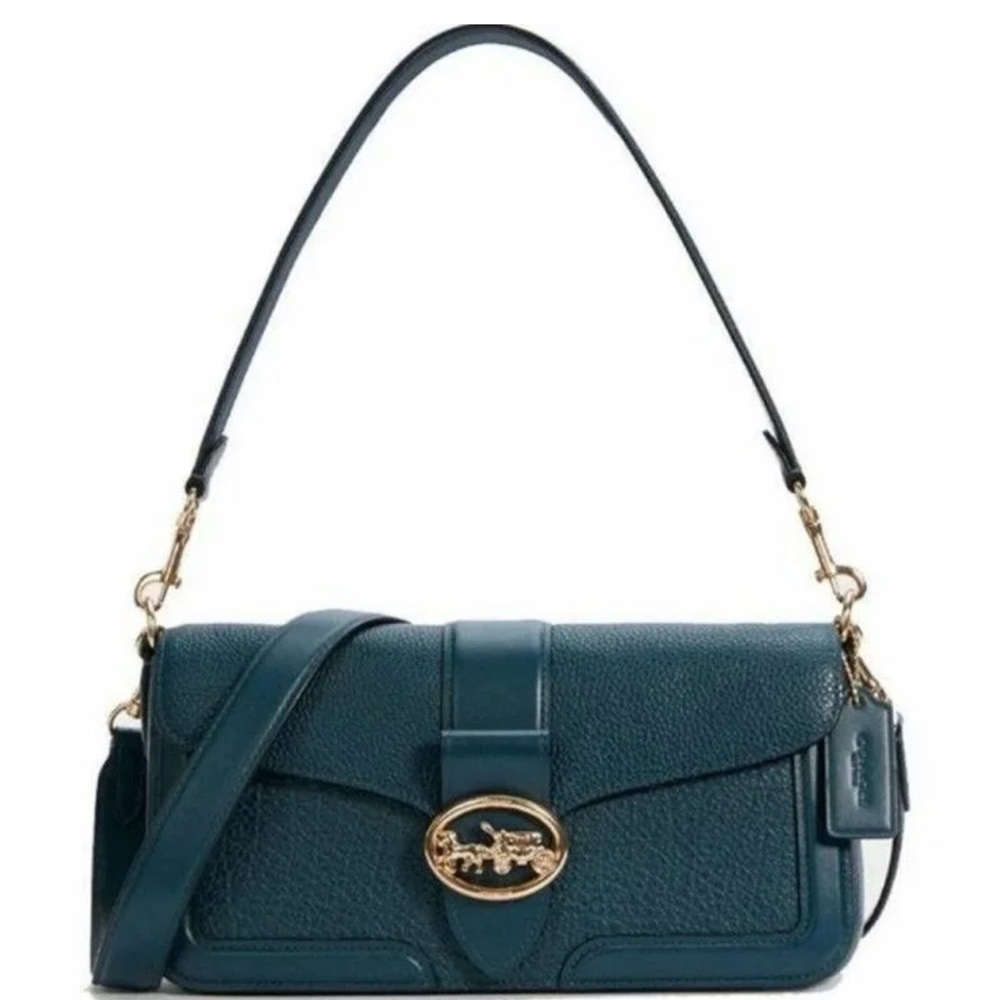 Coach Georgie Shoulder Bag in Signature Leather